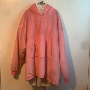 Oversized blanket hoodie